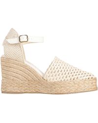 Palomitas By Paloma Barcelo' - Ivory Espadrilles Textile Fibers - Lyst