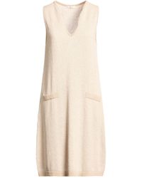 Fedeli - Mini Dress Cotton, Linen - Lyst