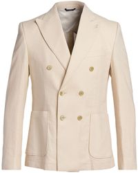 Daniele Alessandrini - Ivory Blazer Linen, Viscose - Lyst