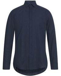 Bagutta - Midnight Shirt Linen, Cotton - Lyst