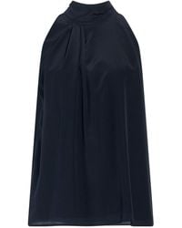 Max Mara - Midnight Top Silk - Lyst