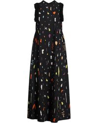 Alysi - Maxi Dress Cotton - Lyst