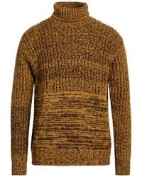 Tod's - Camel Turtleneck Virgin Wool, Cow Leather - Lyst