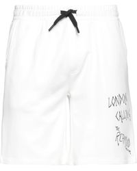gym and workout clothes Sweatshorts John Richmond Bermuuda Richmond 22154 in White for Men Mens Clothing Activewear 