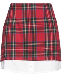 Imperial - Mini Skirt Polyester, Elastane, Cotton - Lyst