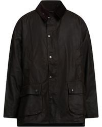 Barbour - Dark Overcoat & Trench Coat Cotton - Lyst