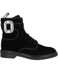 Roger Vivier - Ankle Boots Textile Fibers - Lyst