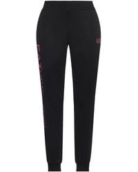 EA7 - Pants Cotton, Elastane - Lyst