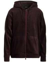 Lardini - Burgundy Sweatshirt Viscose, Cotton, Wool, Elastane - Lyst
