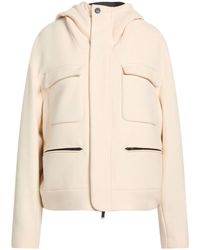 Hevò - Cream Jacket Virgin Wool, Polyamide - Lyst