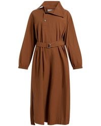 Jil Sander - Midi Dress Cotton - Lyst