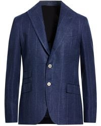 Eleventy - Platinum Blazer Linen, Wool, Silk - Lyst