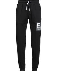EA7 - Pants Cotton, Elastane - Lyst