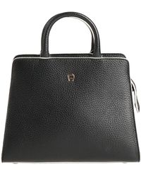 Aigner - Handbag Soft Leather - Lyst