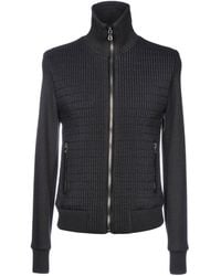 Dolce & Gabbana - Cardigan Virgin Wool, Wool, Acrylic, Shearling, Calfskin - Lyst