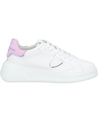 Philippe Model - Tres Temple Sneakers Leather, Textile Fibers - Lyst