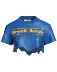 Ssheena - Azure Top Leather - Lyst