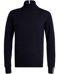 Alpha Studio - Midnight Turtleneck Geelong Wool - Lyst