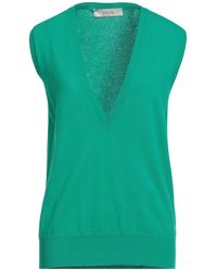 Damen Bekleidung Pullover und Strickwaren Ärmellose Pullover Shona Joy Baumwolle WESTE EVA in Grün 