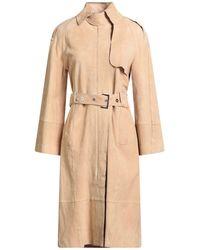 Dondup - Overcoat & Trench Coat Lambskin - Lyst