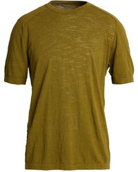 Transit - Khaki Sweater Cotton, Polyamide, Linen - Lyst