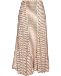 Lanvin - Midi Skirt Viscose - Lyst