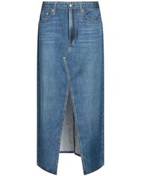 Rag & Bone - Midi Skirt - Lyst