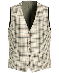 Lardini - Tailored Vest Wool, Linen, Silk - Lyst