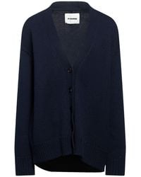 Jil Sander - Cardigan Cashmere, Cotton, Polyester - Lyst