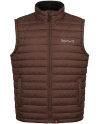Timberland - Chocolate Vest Nylon - Lyst