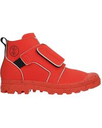 palladium orange boots