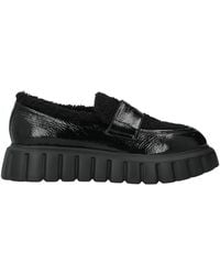 Voile Blanche - Loafers Leather, Textile Fibers - Lyst