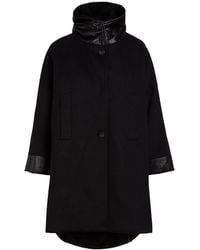 BRERAS Milano - Coat Polyester, Viscose - Lyst
