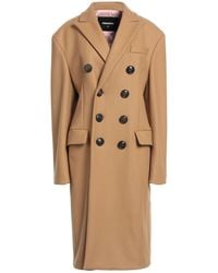 DSquared² - Double-Breasted Flannel Coat - Lyst