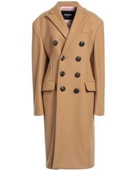 DSquared² - Double-Breasted Flannel Coat - Lyst