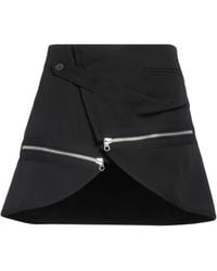 Courreges - Mini Skirt Cotton - Lyst