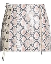 Iceberg - Mini Skirt Cotton, Polyester, Polyurethane - Lyst