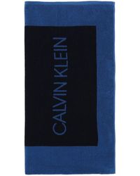Calvin Klein Toalla de playa - Azul