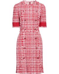 Dolce & Gabbana - Mini Dress Cotton, Acrylic, Polyester, Wool, Polyamide - Lyst