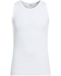 McQueen - Tank Top Cotton, Elastane - Lyst