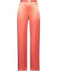 Caractere - Coral Pants Viscose, Polyester - Lyst