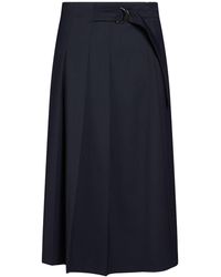 Peserico - Midi Skirt Polyester, Wool, Elastane - Lyst