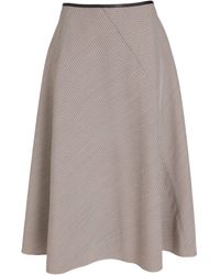 Vince - Midi Skirt Wool, Polyester - Lyst