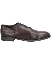 Pantanetti - Dark Lace-Up Shoes Leather - Lyst