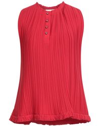Lanvin - Top Polyester - Lyst