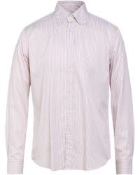 Robert Friedman - Burgundy Shirt Cotton - Lyst