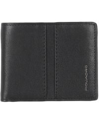 Piquadro - Wallet Cow Leather, Metal - Lyst