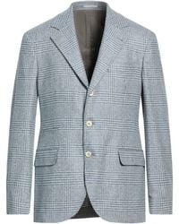 Brunello Cucinelli - Blazer Wool, Silk, Cashmere, Elastane - Lyst