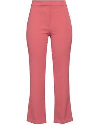 SOLOTRE - Antique Rose Pants Polyester, Elastane - Lyst