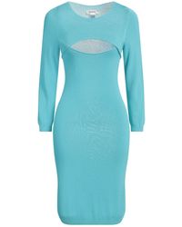 Kontatto - Mini Dress Viscose, Polyester - Lyst